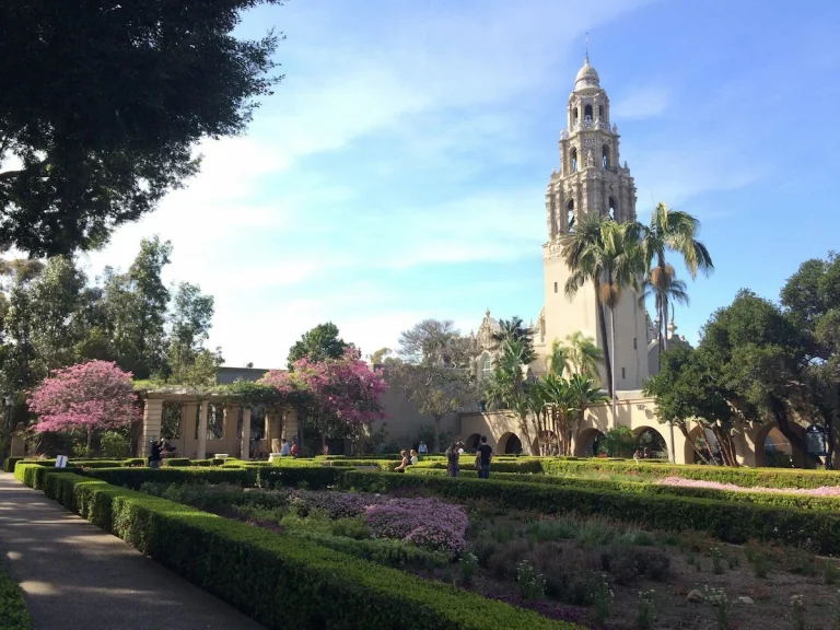 Gardens at Balboa Park in San Diego