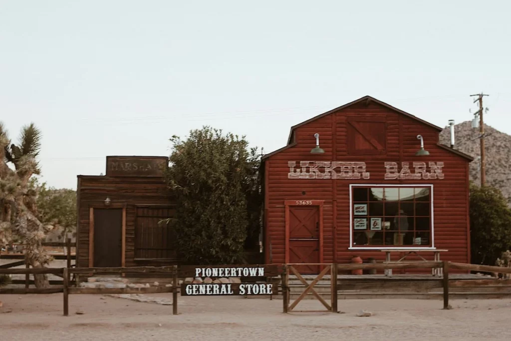 Old-timey general store in Pioneertown, California