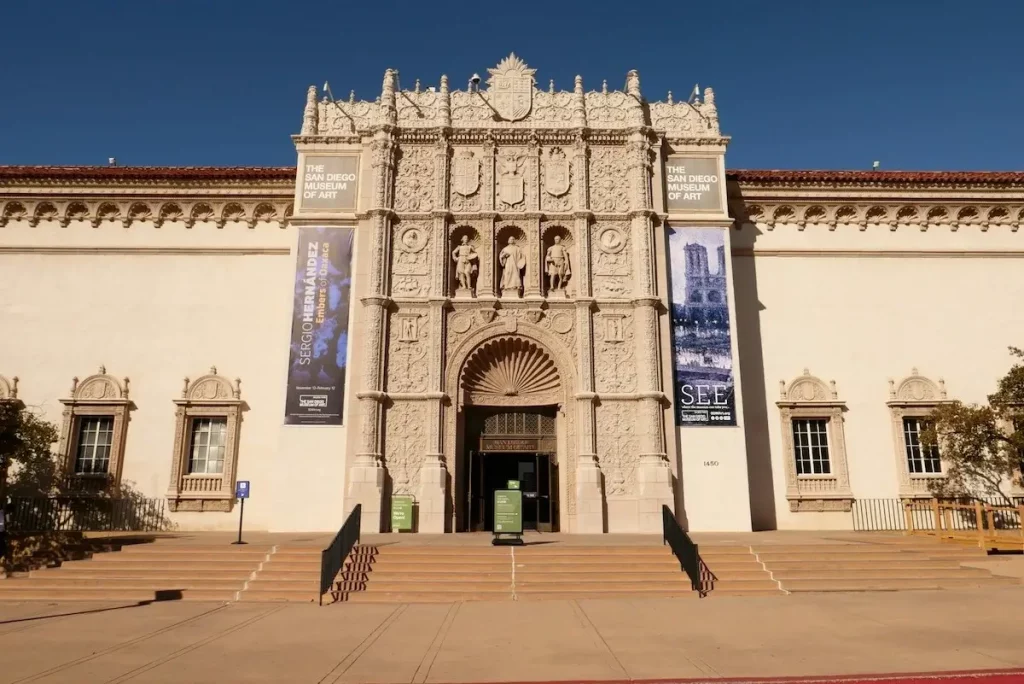 Front view of San Diego Museum of Art
